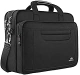 MATEIN Laptoptasche 15,6 Zoll, Laptop Tasche Business Aktentasche Herren Notebook Tasche Computer Tasche Multifunktionale Business Schulter Tasche für Männer Frauen Umhänge Tasche, Schw