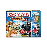 Hasbro Monopoly Junior Electronic Banking Brettspiel (Wirtschaftssimulation, Junge/Mädchen, 5 Jahre, 99 Jahre, AAA)