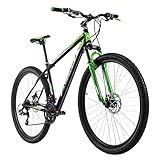 KS Cycling Mountainbike Hardtail 29'' Xtinct schwarz-grün RH 46