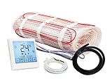 Komplett-Set elektrische Fußbodenheizung BZ-150 Touch (6.8 m² - 0.5 m x 13.6 m)