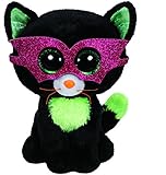 Jinxy - Halloween Katze, 15cm, mit Glitzeraugen und Glitzerbrille, Beanie Boo's,