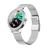 LLM Smartwatch für Android, wasserdicht, weiblich, Sport, Digitaluhr, Fitness-Tracker, Herzfrequenz, Blutsauerstoff, Schlafüberwachung, Touchscreen(B)