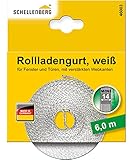 Schellenberg 46003 Rollladengurt 14 mm x 6 m - System MINI, Rolladengurt, Gurtband, Rolladenb