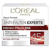 L'Oréal Paris Feuchtigkeitspflege für das Gesicht, Anti-Aging Creme zur Minderung von Falten mit Retino Peptiden, Für eine straffere und weichere Haut, Anti-Falten Experte, 1 x 50