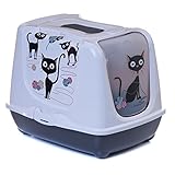 adena Katzentoilette Funny Cat Weiss U
