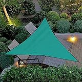 ASPZQ Schattentuch Garten, Markisenstoff, Sonnensegel Mit Seil Dreieckig Windschutz ​UV Schutz Garten Terrasse Camping Schattenspender Sonnensegel Für Balkon O