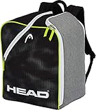 HEAD Boot Skischuhtasche, Antracite/Grey/Neon Yellow, 40 x 39.5 x 26.5 cm/30 L