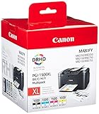 Canon PGI-1500 XL Multipack Druckertinten - BK/C/M/Y mit hoher Reichw