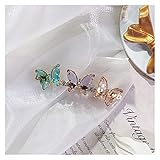 UEANKZHU Haarnadel Mädchen Perle Kristall Haarklammern Temperament Voll Diamant Strass Perle Elegante Barrettes Haargriffe Frauen Haarschmuck Schöner Kopfschmuck (Color : B)