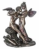 Historische Skulptur Amor & Psyche Mythologie Erotik WU75197A4 Palazzo Exk