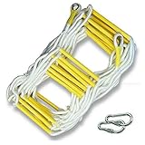 Stehleiter LMH Leiter Feuer Escape Ladder Folding Not-Feuer-Escape-Leiter Rettungsseilleiter Verlängerung (Color : 10m)