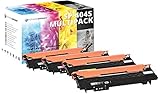 4 Schneider Printware Toner | 50 Prozent mehr Druckleistung | als Ersatz für CLT-P404C, CLT-K404S, CLT-C404S, CLT-M404S, CLT-Y404S kompatibel für Samsung Xpress C430 C480FN C430W C480FW C480W C480