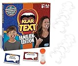 Hasbro C3145100 Klartext Familien-Edition, Partyspiel mit Lachgarantie für Klein und Groß, Ab 8 J