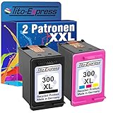 Tito-Express PlatinumSerie Set 2 Druckerpatronen für HP 300 XL Deskjet F4224 F4230 F4235 F4240 F4250 F4272 F4275 F4280 F4424 F4435