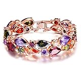 Kami Idea Armband Damen Armband Zirkonia Armband Frauen Schmuck Damen Geschenk Für Frauen Mutter Tochter Armband Armband Rosegold Damen Armband Silber 925 Damen Damen Armband Roseg