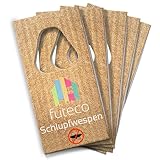 Futeco® – Schlupfwespen gegen Kleidermotten (5 Karten á 5 Lieferungen) – 100% Biologisch, Chemiefrei & Natürlich – Die zuverlässige Alternative zur klassischen Mottenbekämpfung – Made in Germany