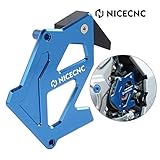 NICECNC Blau Motorrad Kettenradabdeckung Kettenrad Abdeckung Kompatibel mit Yamaha Raptor 700 700R 2006-2020, Raptor 700 Special Edition/II 07, Raptor 700R Special Edition 13-16, 18-20