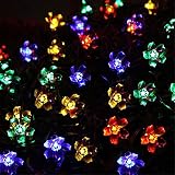 HSJWOSA Tragbar 10/20 / 40leds Kirschblüten-Schnur-wasserdichte Garten dekorative Leuchten for die Außen Weihnachtsbaum Patio Yard Parteien Lichter Umw