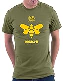 Breaking Bad Meth Bee T-shirt, Größe M, Khak