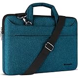 DOMISO 39,6 cm (15,6 Zoll) Laptop-Tasche, Dokumententasche mit Schultergurt, wasserdicht, für Lenovo Yoga Chromebook Ideapad/Dell Latitude/HP Envy / ASUS, T