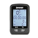 Lixada Fahrrad GPS Computer/Entfernungsmesser mit Dem Berg, Wiederaufladbare IPX6 Wasserdicht/Auto Beleuchtung B