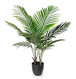 Arnusa Künstliche Palme 90cm KP111 Kunstpflanze Kunstpalme Zimmerpflanze Topfpflanze Dekop