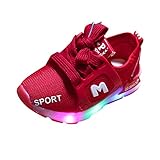 Allence Kinder Baby Schuhe mit Licht LED Leuchtende Blinkende Sneaker,Kleinkind Mädchen Jungen Weiche Outdoor Beleuchtung Sp