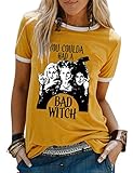 Noffish Frauen You Coulda Had a Bad Witch T-Shirt Halloween Shirt, 2-gelb, X-Groß