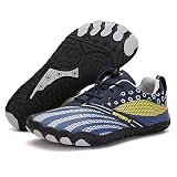 DSACZX rutschfeste Aqua-Schuhe für den Außenbereich, rutschfeste Barfußschuhe für Männer, Frauen, Strand-Trailrunning-Schuhe, schnell trocknende Aqua-Schuhe (38,Blue)