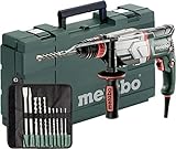 Metabo Multihammer UHE 2660-2 Quick Set Extrem robust für harten Dauereinsatz - inkl. SDS-plus-Bohrer-/Meißelsatz (10-tlg.)und Koffer 600697510