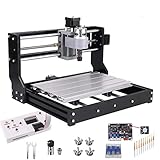 Upgrade CNC 3018 Pro GRBL Steuerung DIY Mini CNC Maschine, Mcwdoit Holz Router Stecher Mit Offline Controller, Mit ER11, 5mm Verlängerungsstange Und 20pcs 3.175mm B