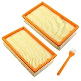MCHNIC 2x Flachfaltenfilter Flachfilter für Flex S36, S47, S-36, S-36 M, S-47, S-47 M, VCE 35, VCE 45 Staubsauger Mehrzwecksauger Ersatz Flex 337.692