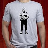 T-Shirt mit Smiley Faces Cop, Offiziers-T-Shirt, Soldaten-T-Shirt, Banksys, Graffiti-T-Shirt, Street Art Tee (t95)