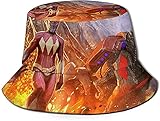 Fashion Sonnenhut Faltbare Visier Outdoor Cap Power Ranger Fisherman Hut Atmungsaktive Volldruck Bucket Hat Bequeme Wide Brim Hüte für Jede Jahreszeit Unisex Flat Top Hat Schw