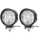 SWANEW LED Arbeitsscheinwerfer 2 X 27W LED Offroad Zusatzscheinwerfer 12V 24V Scheinwerfer IP67 LED Offroad Arbeitsleuchte für SUV ATV KFZ