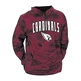 Zubaz Offiziell lizenzierter NFL Herren Kapuzenpullover Static Team-Farbe, Herren, NFL Men's Static Hoodie, Multi, Larg
