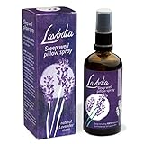 Lavendel Kissenspray 100ml von Lavodia – 100ml Lavendelspray für Kopfkissen zum Einschlafen – Lavendel Spray mit echtem, naturreinem Lavendelöl für eine gute N