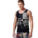 Reebook RCF Burnout Tank Herren T-Shirt L Schwarz (Schwarz/Schwarz)