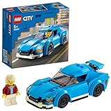 LEGO 60285 City Sportwagen, Rennauto mit abnehmbaren Dach, Rennwagen-Spielzeug für Mädchen und Jungen ab 5 J