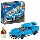 LEGO 60285 City Sportwagen, Rennauto mit abnehmbaren Dach, Rennwagen-Spielzeug für Mädchen und Jungen ab 5 J