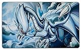 YU-GI-OH! Blauäugiger weißer Drache Spielmatte / Custom Playmat & Arkero-G 50 Small Soft S