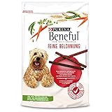 PURINA BENEFUL Feine Belohnung Hundeleckerli, gesunder Hundesnack, Sorten-Mix, 8er Pack (8 x 126g)