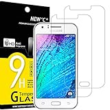 NEW'C 2 Stück, Schutzfolie Panzerglas für Samsung Galaxy J1, Frei von Kratzern, 9H Härte, HD Displayschutzfolie, 0.33mm Ultra-klar, Ultrabeständig