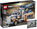 BRICKCOMPLETE Lego Technic 2er Set: 42128 Schwerlast-Abschleppwagen & 30465 Hubschraub
