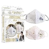 Valkiria Offizieller Harry Potter - 20 wiederverwendbare Hygienemasken, 20 Waschgänge, 2 Designs, Einheitsgröße, Made in EU, Kinder, Lila/R