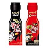 Samyang Sauce Set - Hot Sauce Spicy Chicken - Extrem scharfe Sauce - Korean Fire Noodle Challenge (2x 200g)