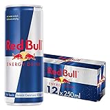Red Bull Energy Drink Dosen Getränke 12er Palette, EINWEG (12 x 250 ml)