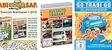 Das große Trabant Geschenkpaket – Brettspiel Trabi Safari + Kultauto – unsere DDR Dokumentation + Go Trabi Go – Teil 1 & 2 DVD Box Limited Fan E