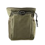 Greenpromise Großes Fassungsvermögen Molle Military Tactical Tasche Paintball Jagd Zusammenklappbar Mag Recovery Dump Tasche Camping Klettern Staubbeutel, Grü