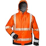 Elysee 23436-S Warnschutz Winter-Softshelljacke Lukas Größe S in orange/schwarz, S